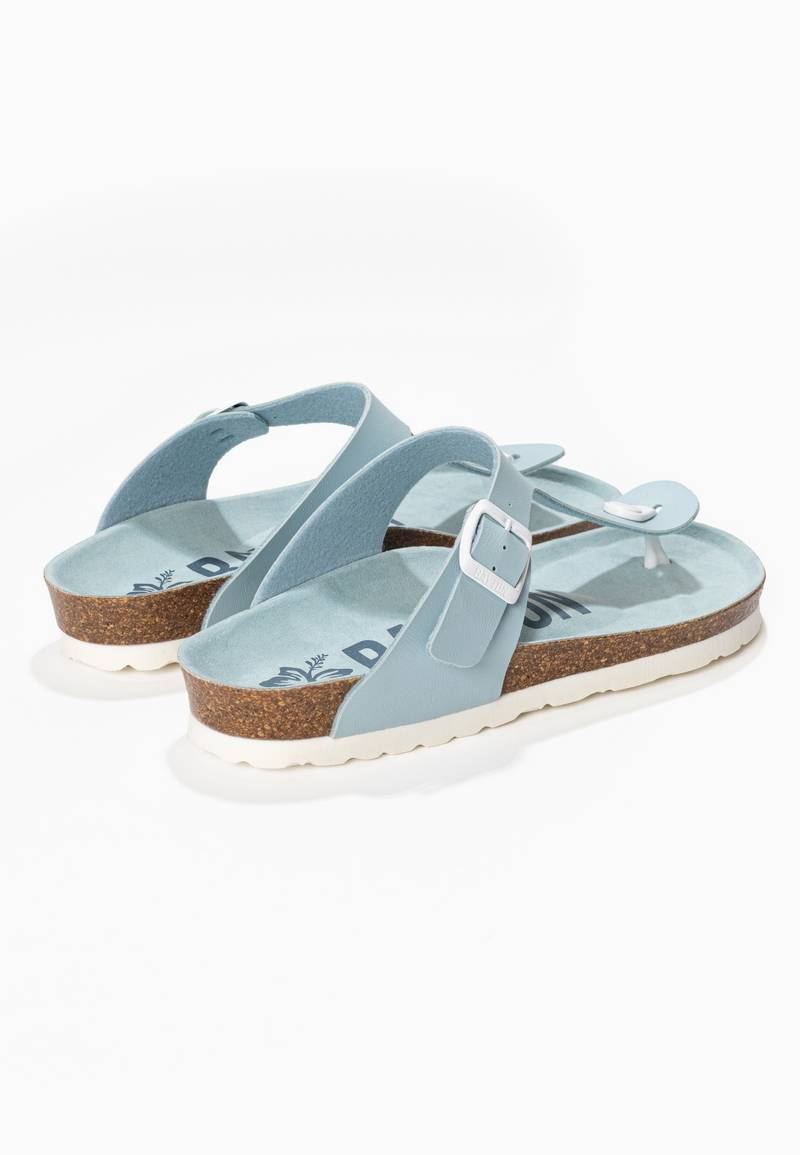 Sky Blue Mercury Sandals with Toe Post