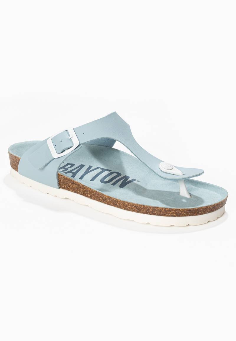 Sky Blue Mercury Sandals with Toe Post