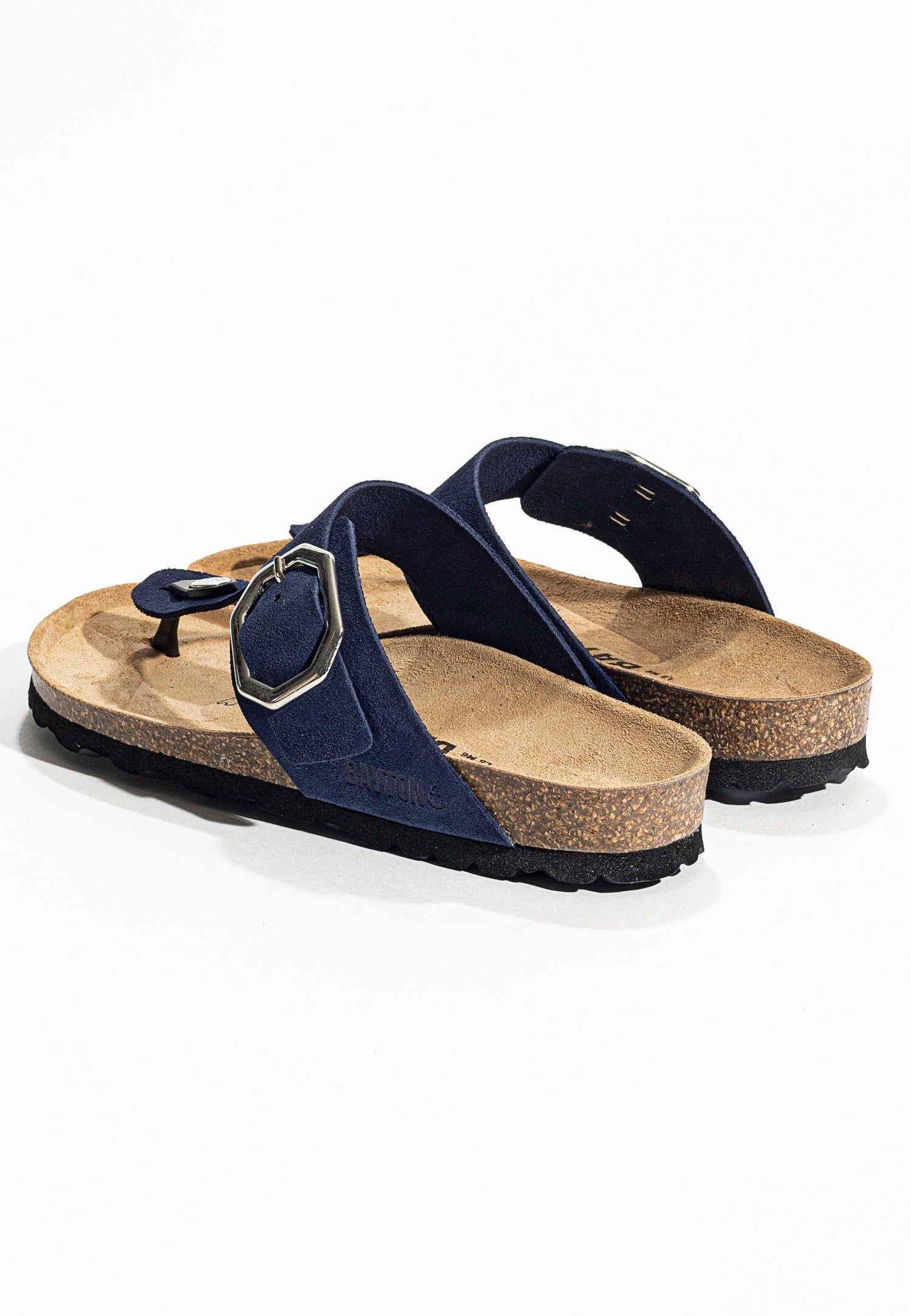 Navy Blue Mercury Sandals with Toe Post