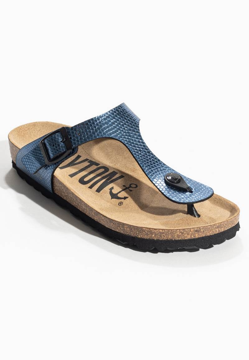 Mercury Blue Open Toe Sandals