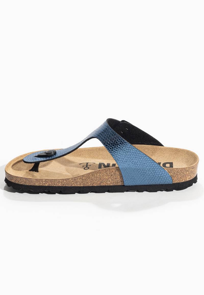 Mercury Blue Open Toe Sandals