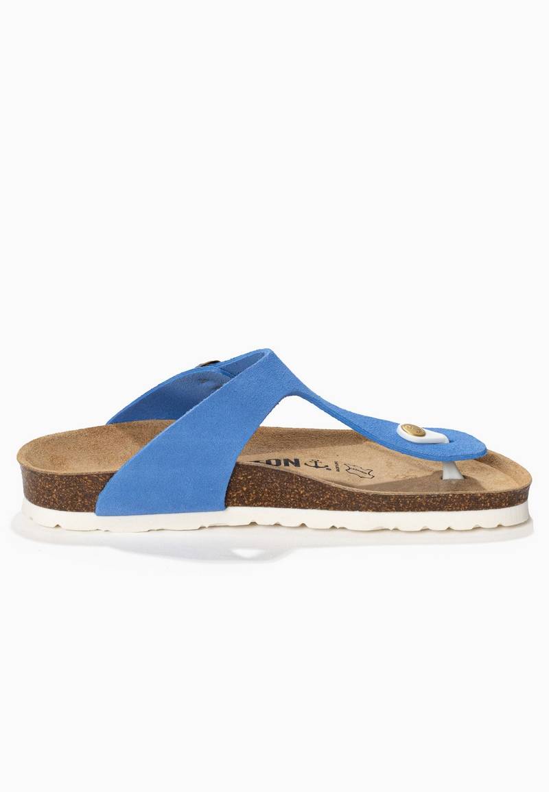 Mercury Blue Open Toe Sandals