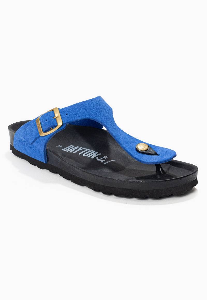 Mercury Blue Open Toe Sandals