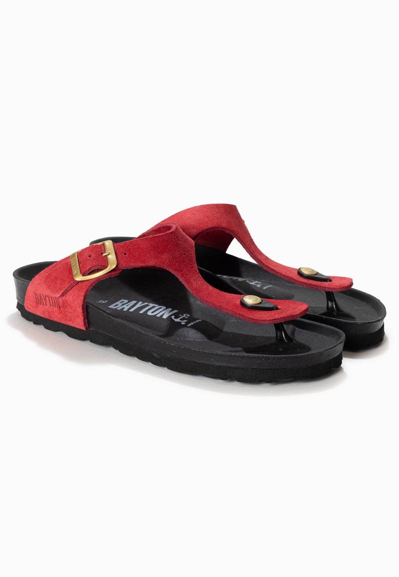 Mercure Bordeaux Toe-Strap Sandals