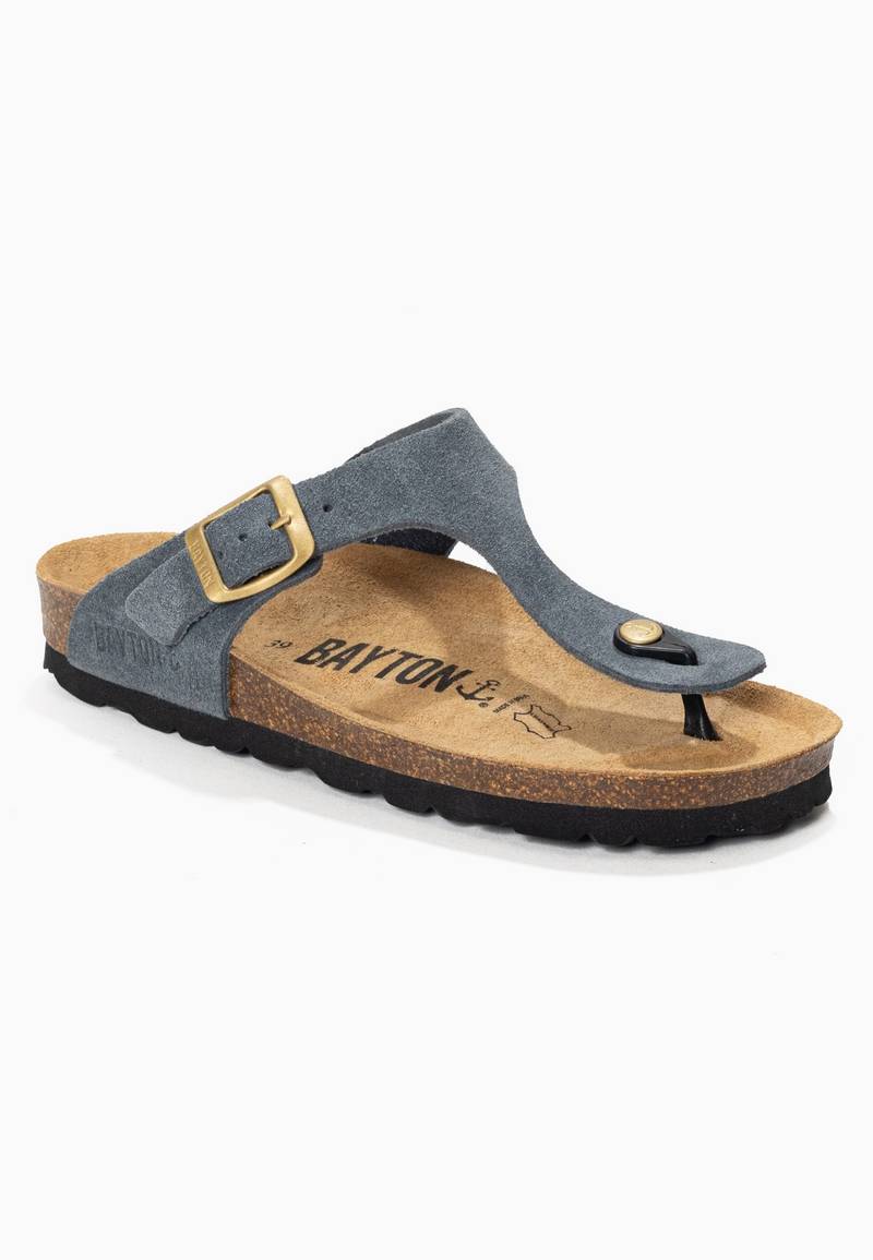 Grey Mercury Toe-Thong Sandals