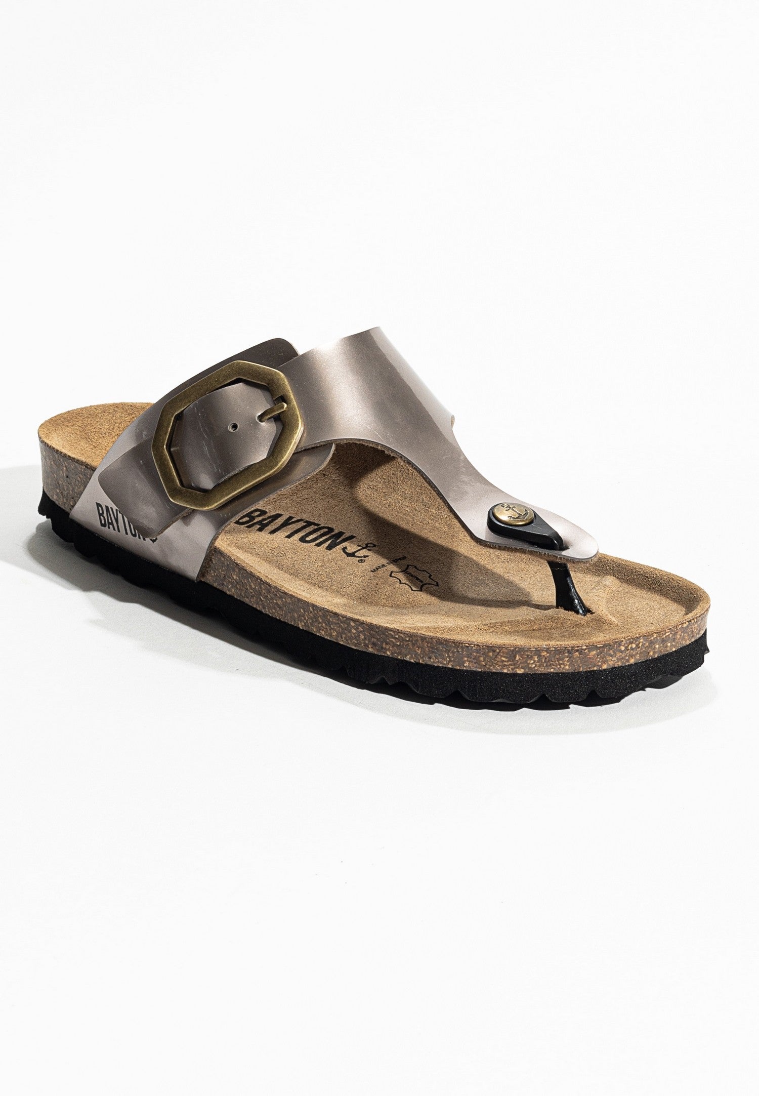 Mercure Mocha Toe-Strap Sandals