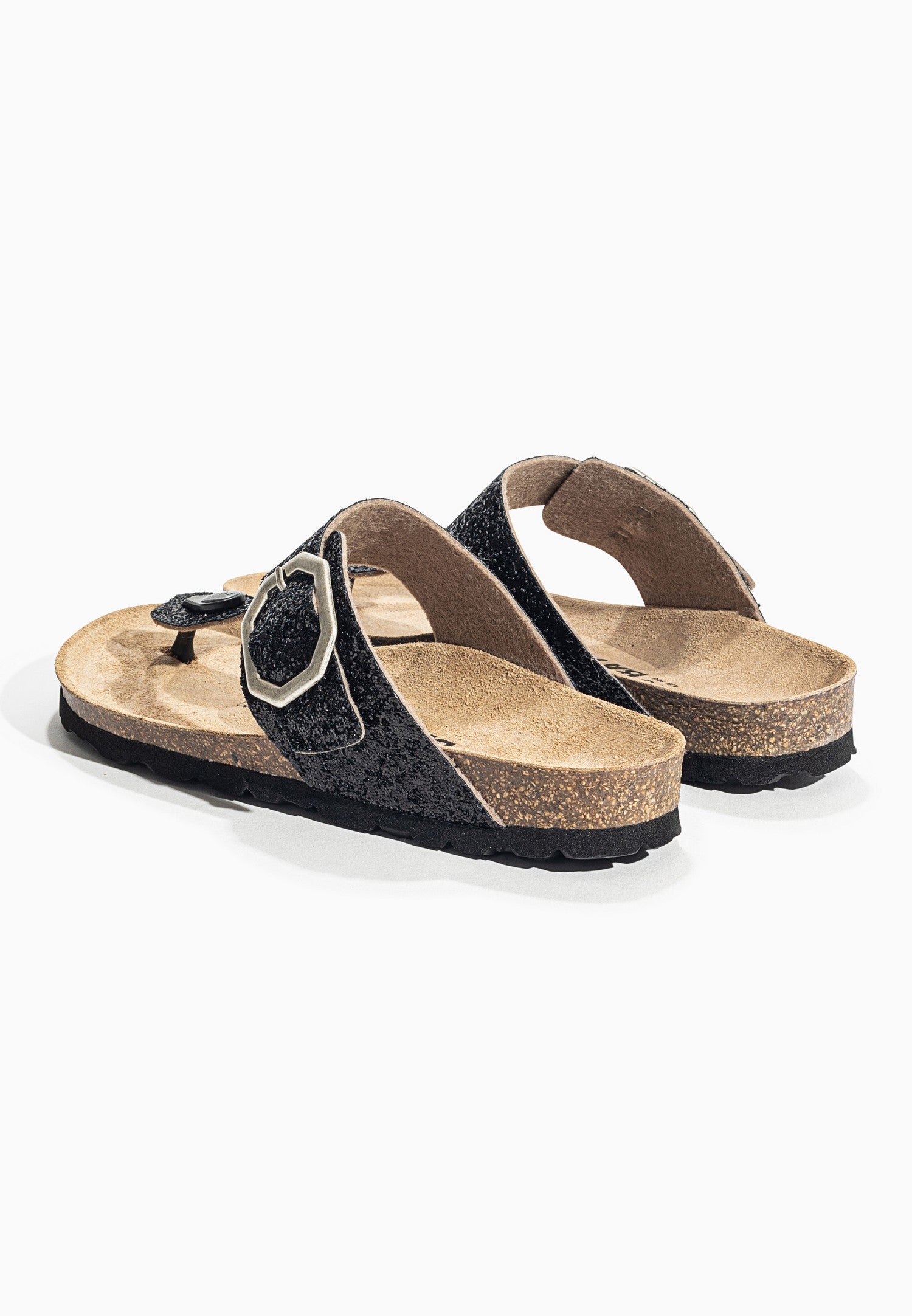 Sandalias Mercure Black con purpurina