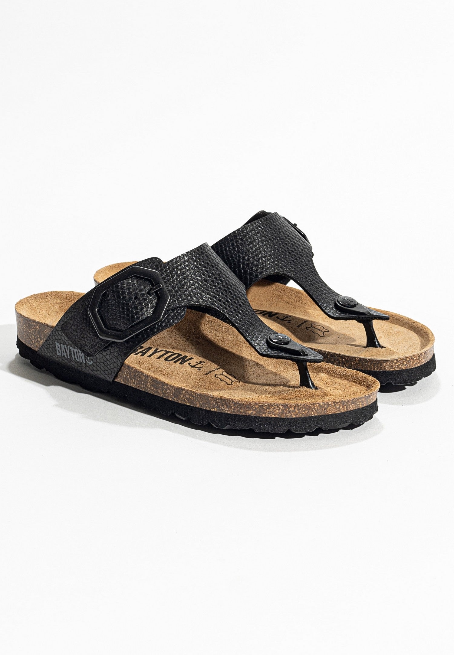 Mercure Black Open Toe Sandals