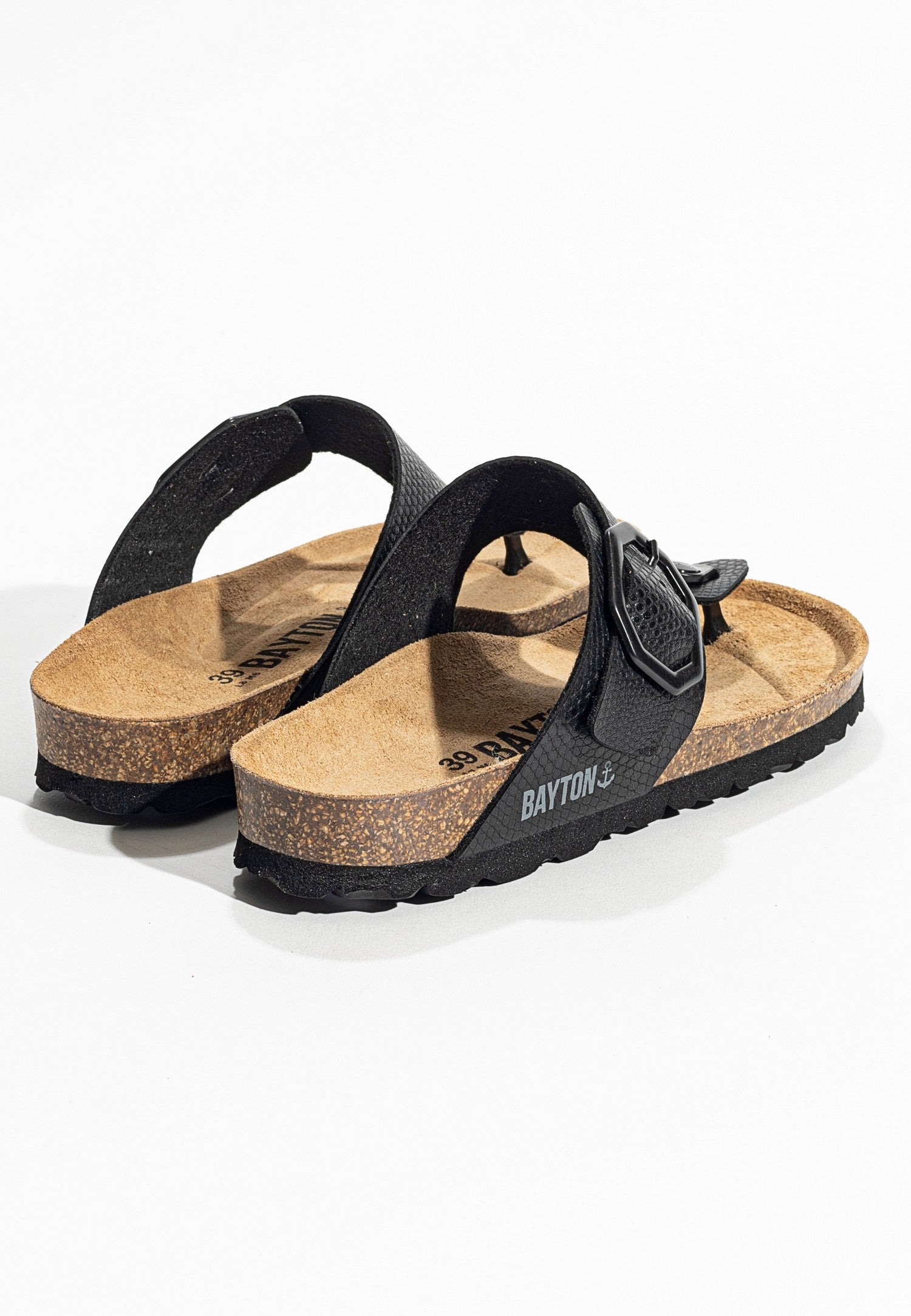 Mercure Black Open Toe Sandals