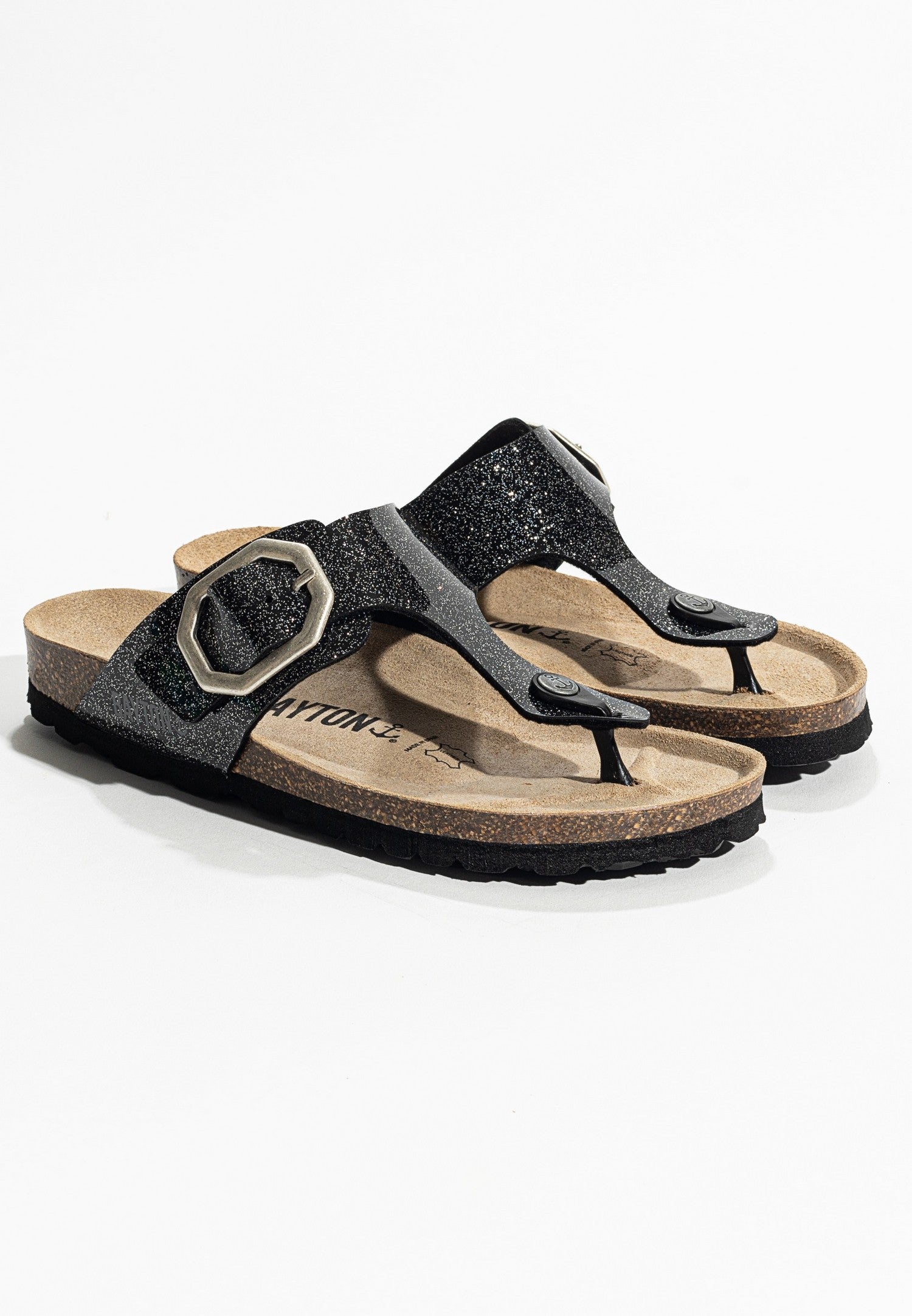 Mercure Black Open Toe Sandals