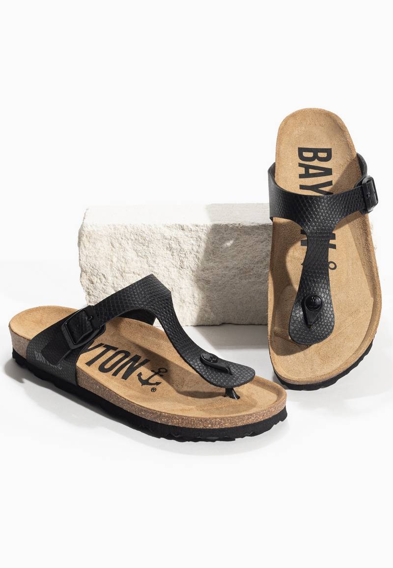 Mercure Black Open Toe Sandals