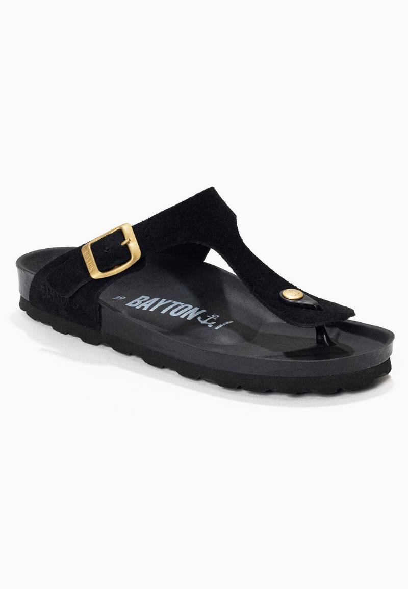 Mercure Black Open Toe Sandals