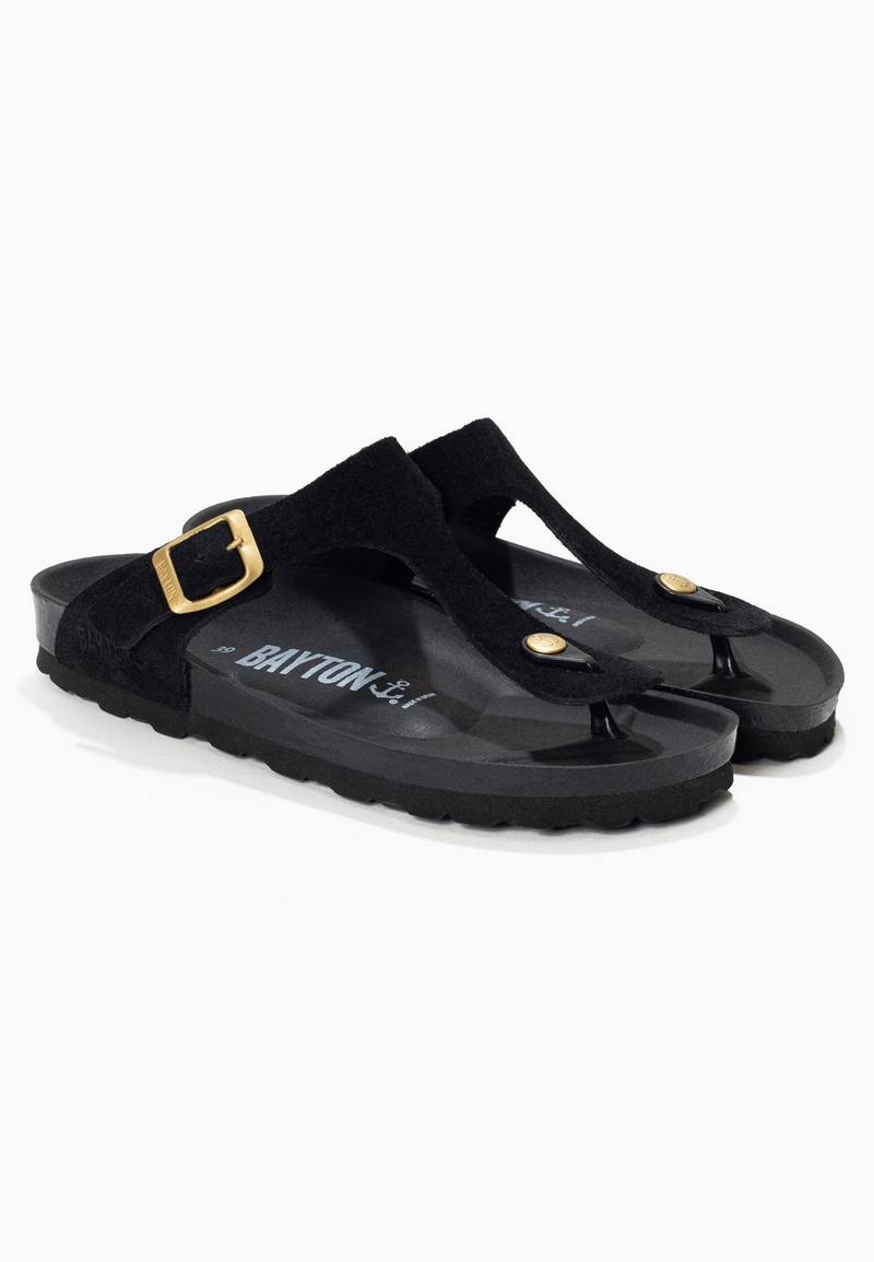 Mercure Black Open Toe Sandals