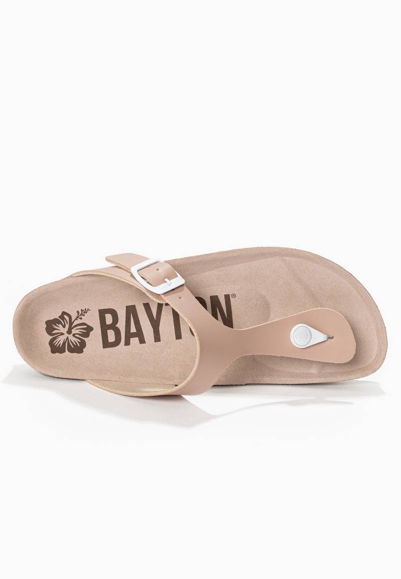 Mercury Nude Toe-Strap Sandals