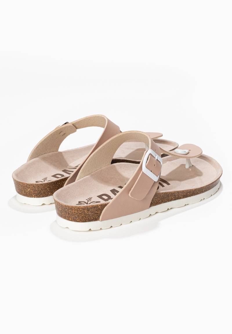 Mercury Nude Toe-Strap Sandals