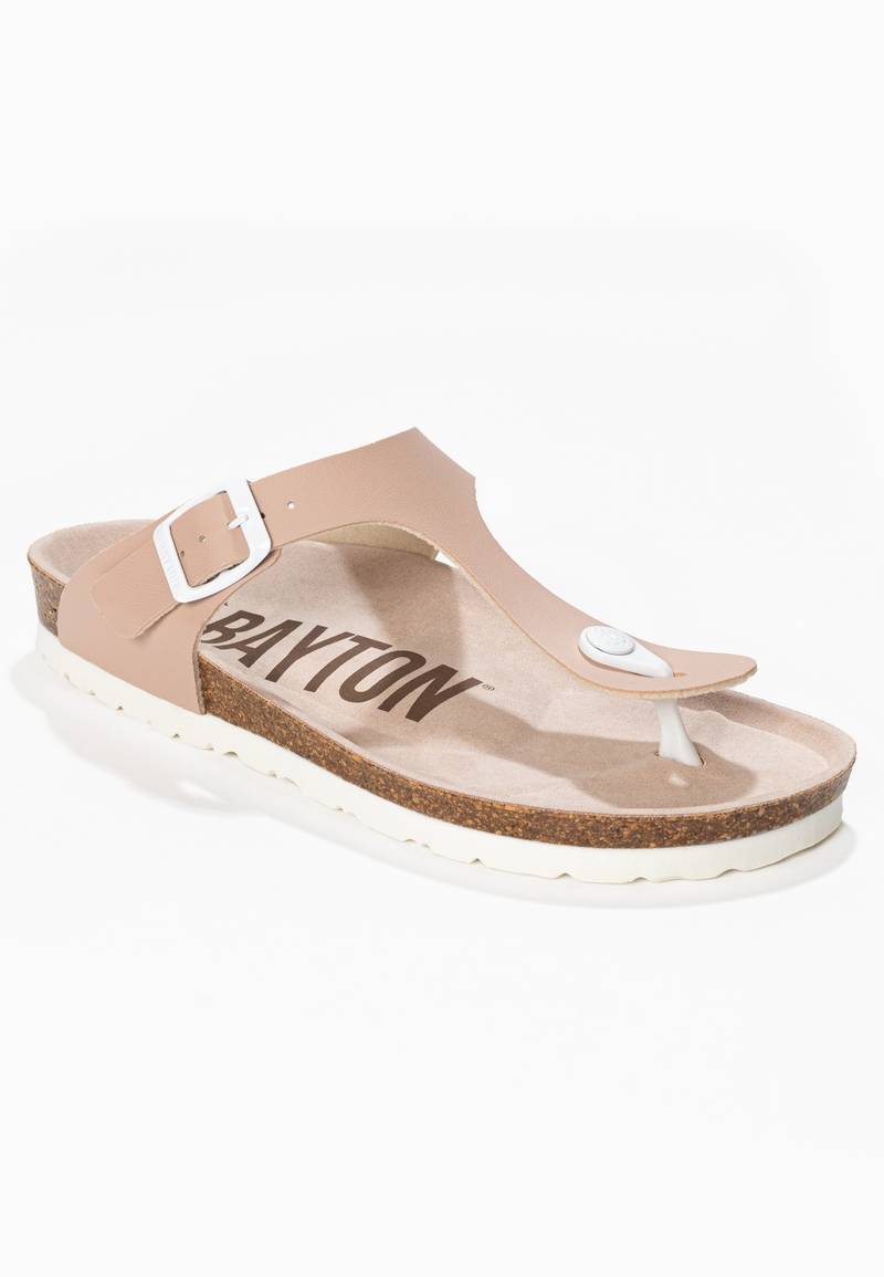 Mercury Nude Toe-Strap Sandals