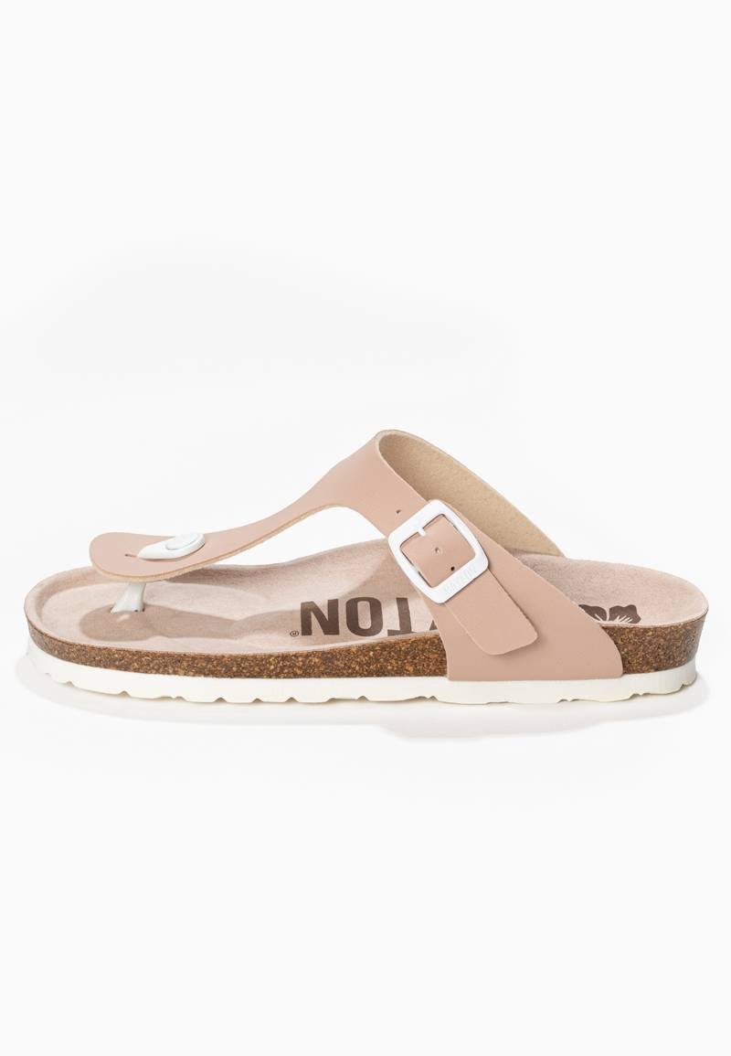 Mercury Nude Toe-Strap Sandals