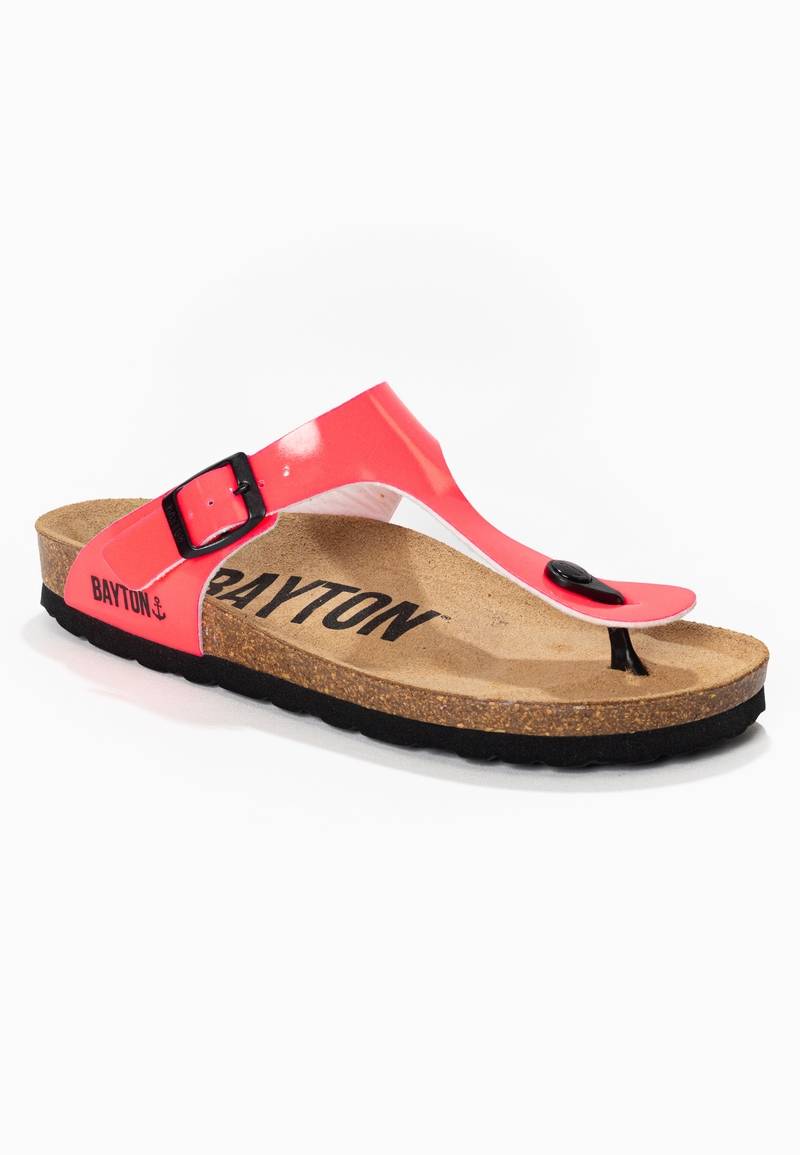 Mercury Fluo Pink Toe-Thong Sandals