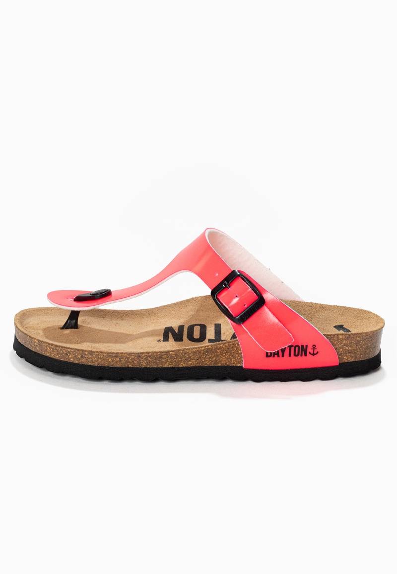 Mercury Fluo Pink Toe-Thong Sandals