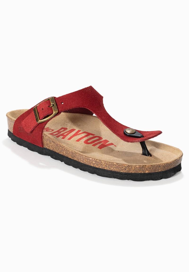 Mercury Red Open Toe Sandals