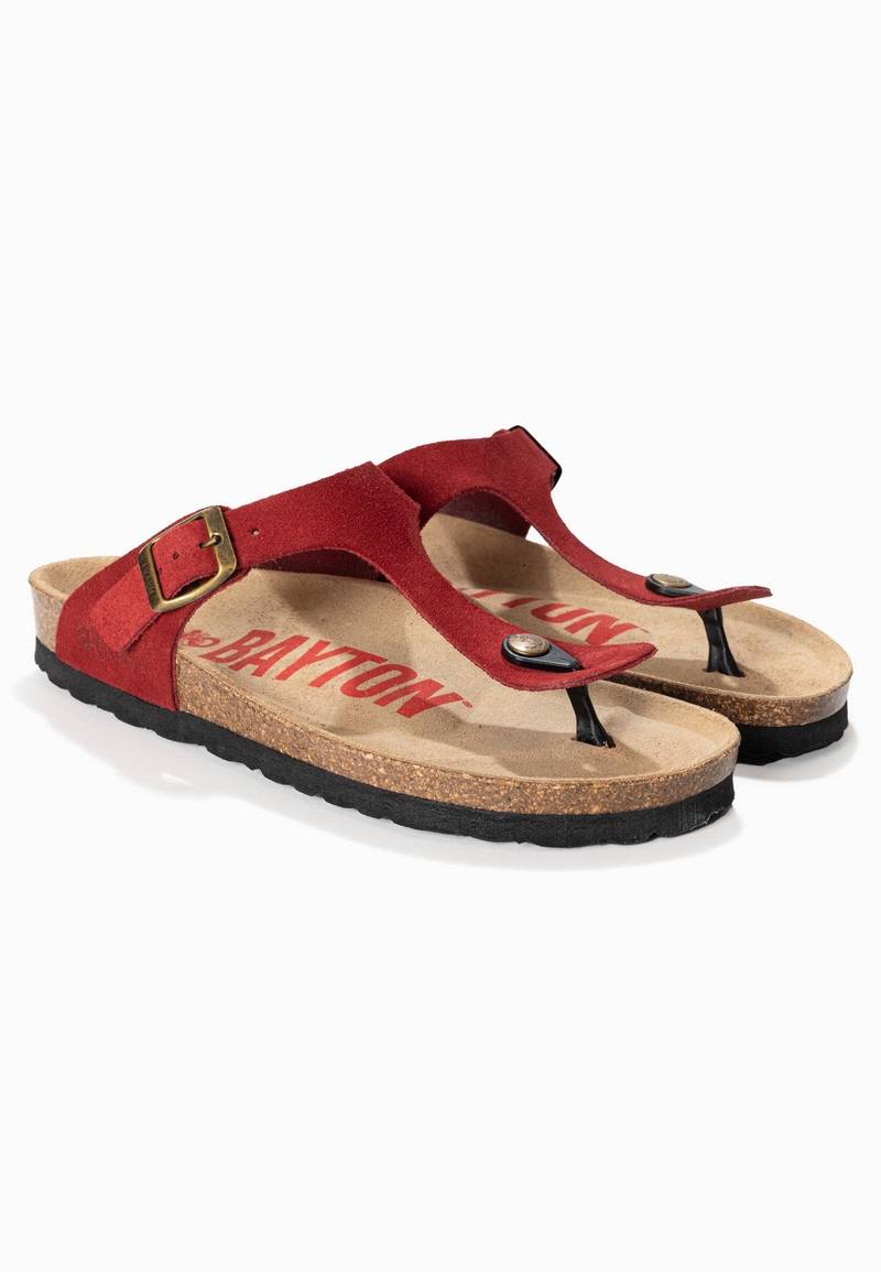 Mercury Red Open Toe Sandals