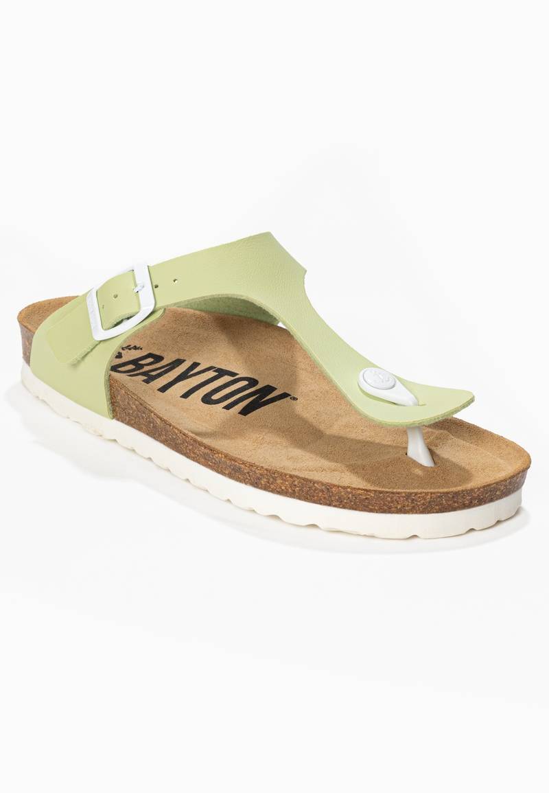 Green Mercury Toe-Strap Sandals