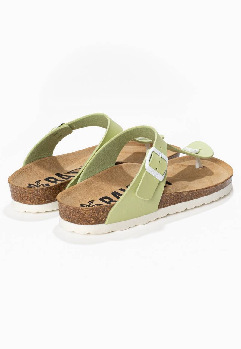 Green Mercury Toe-Strap Sandals