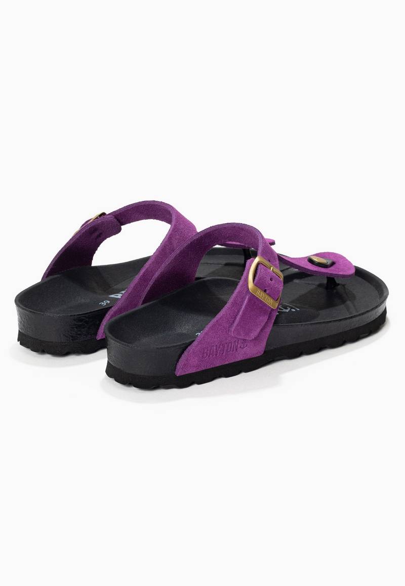 Violet Mercury Toe-Thong Sandals