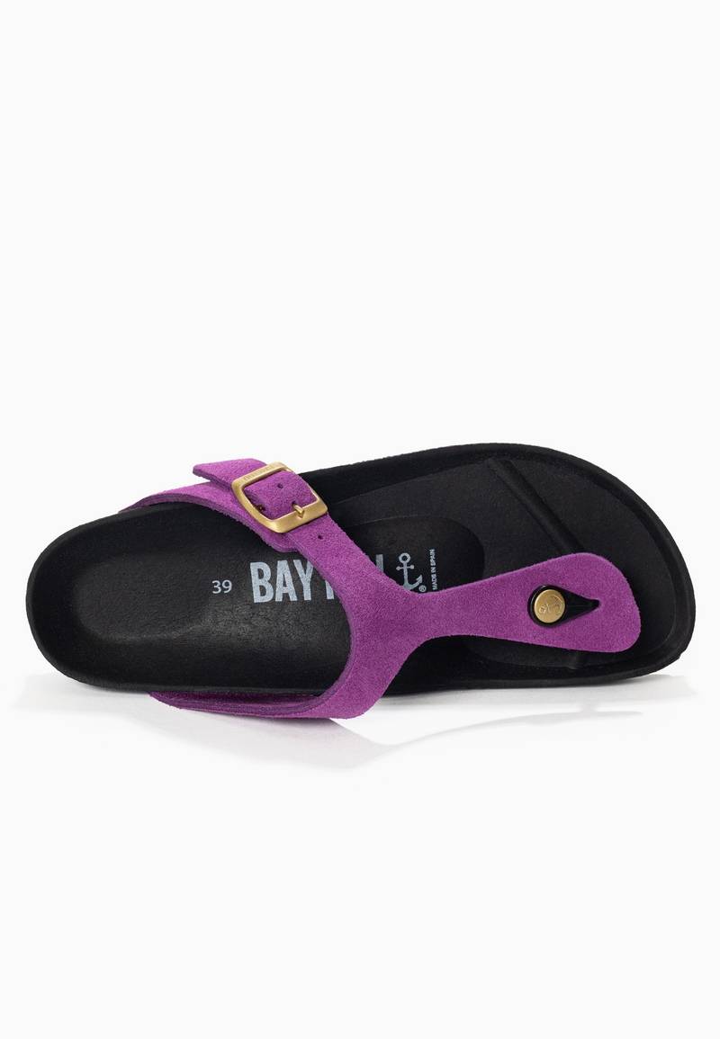 Violet Mercury Toe-Thong Sandals