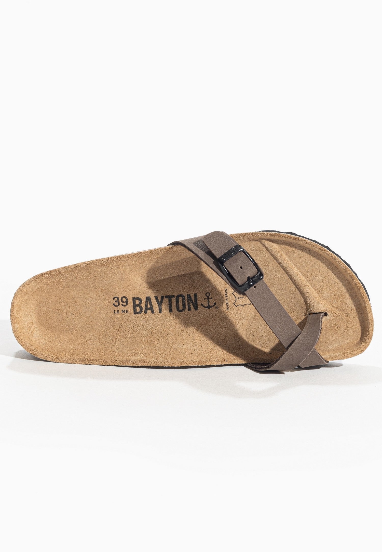 Miya Brown Toe-Strap Sandals