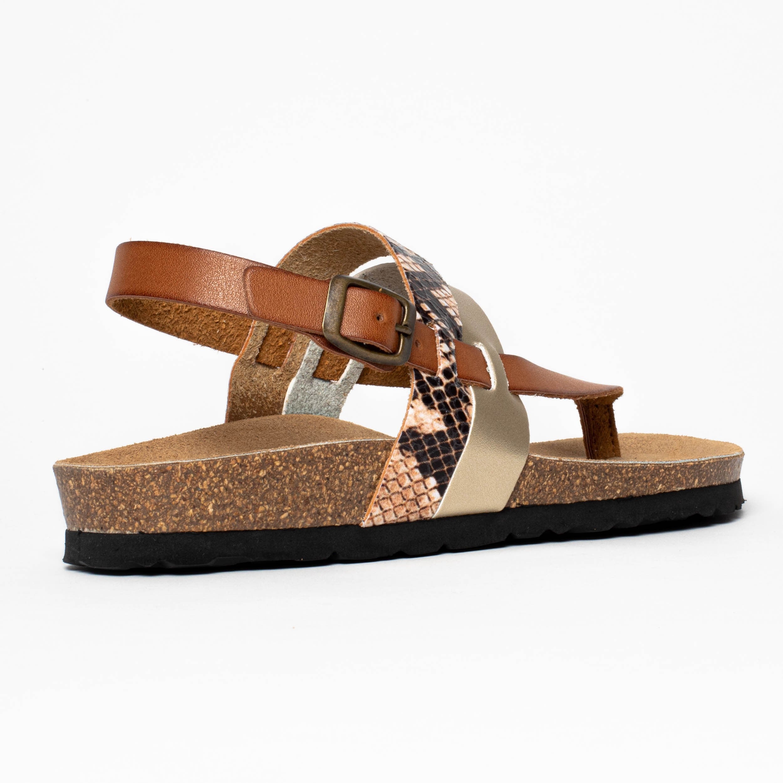 Lajas Tan Toe Post Sandals