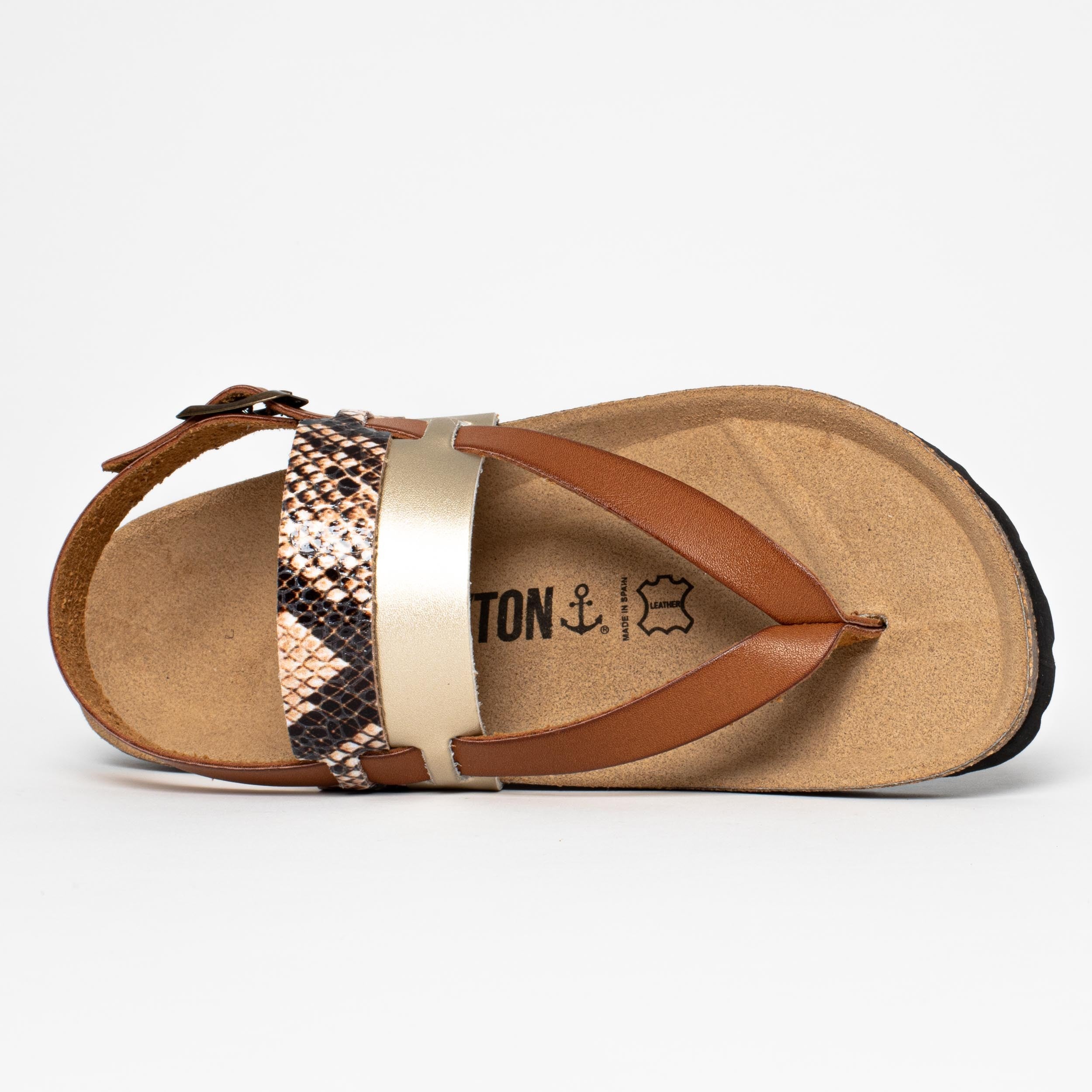 Lajas Tan Toe Post Sandals