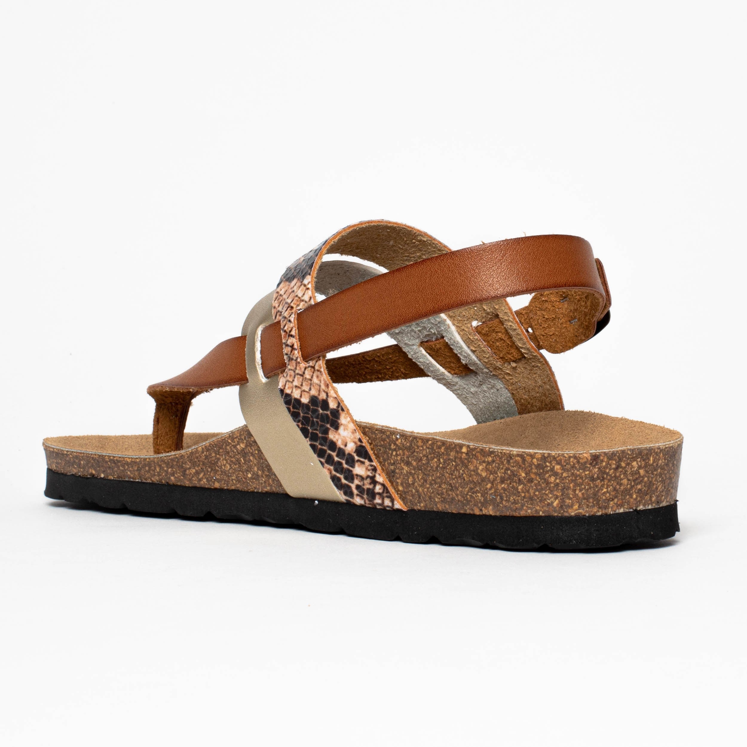 Lajas Tan Toe Post Sandals