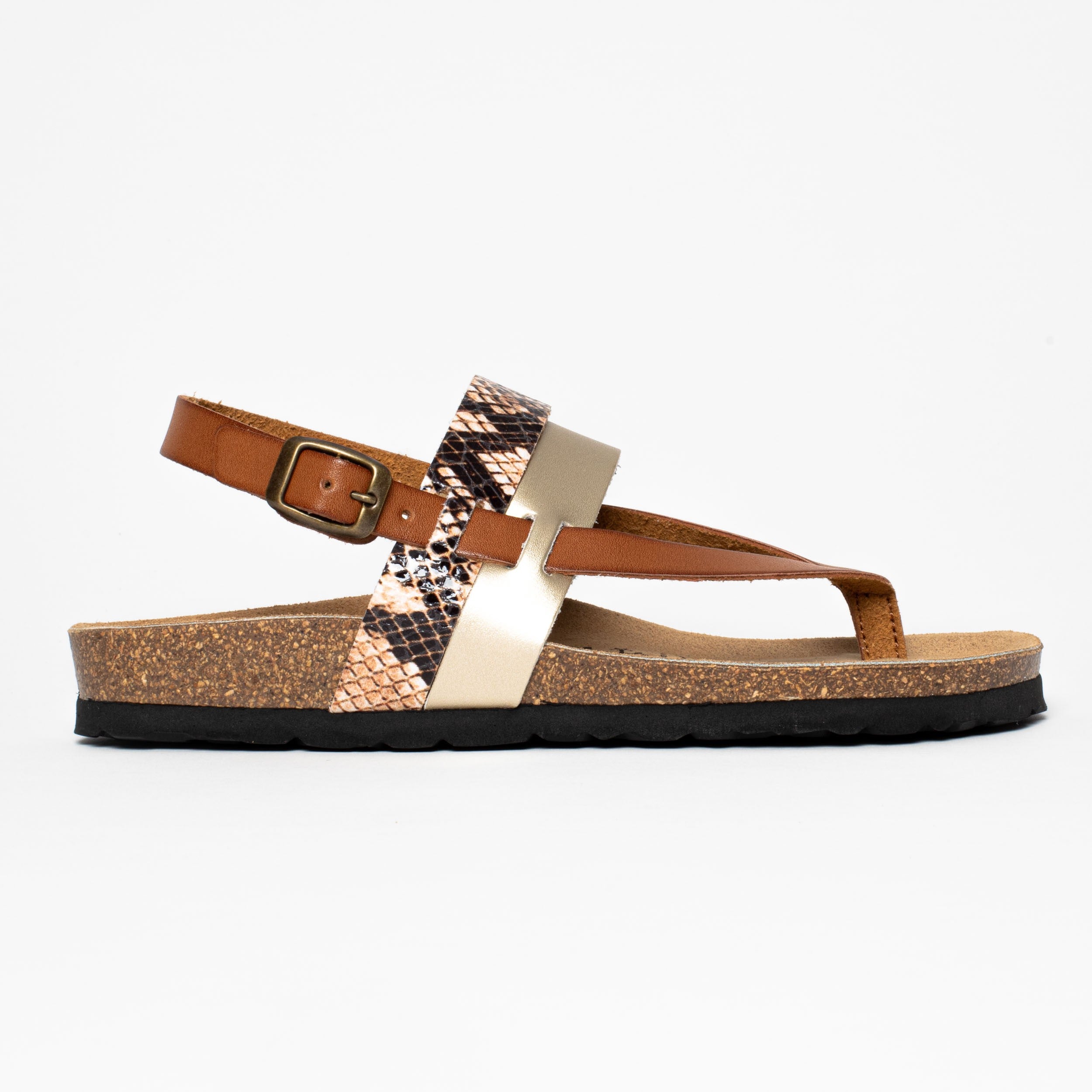 Lajas Tan Toe Post Sandals