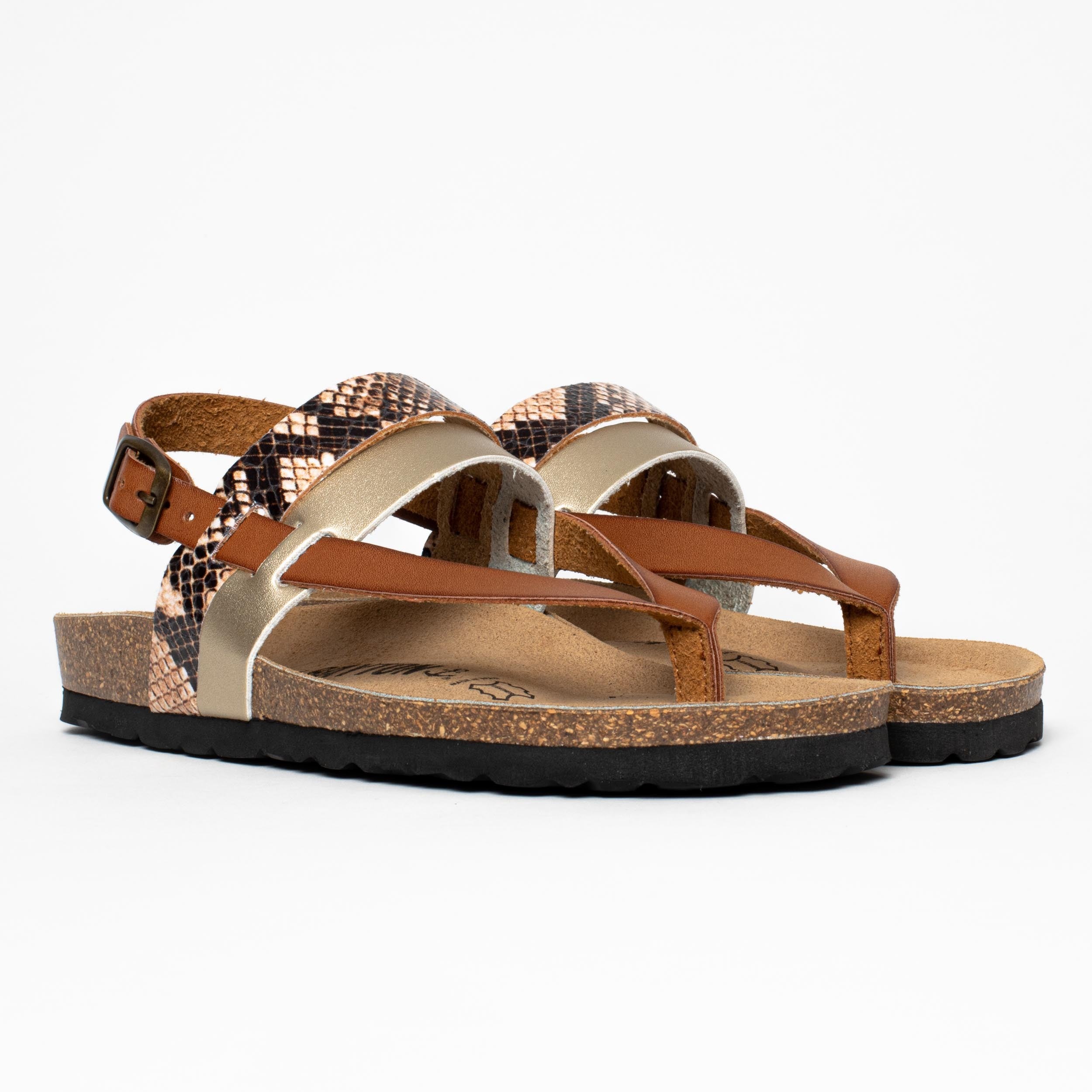 Lajas Tan Toe Post Sandals