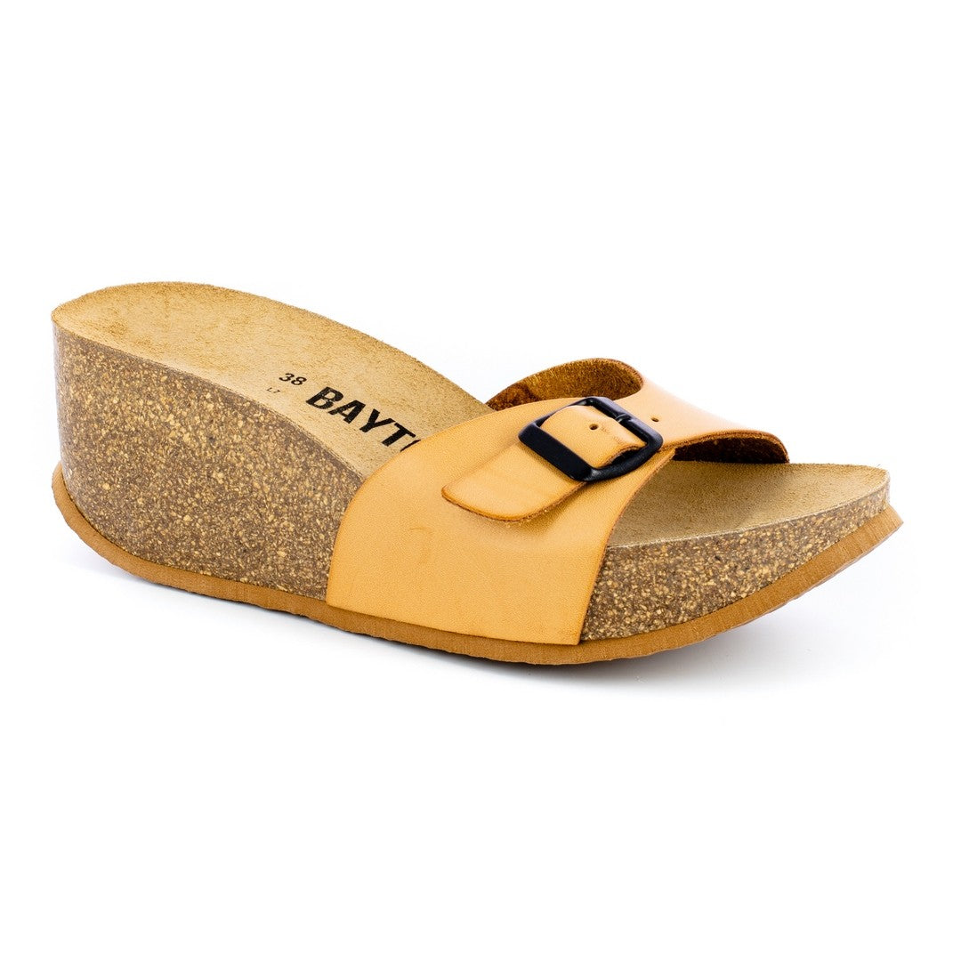 Luna Camel Wedge and Semi-Wedge Sandals