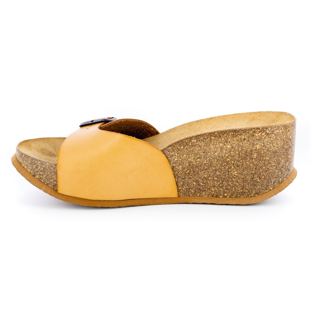 Luna Camel Wedge and Semi-Wedge Sandals