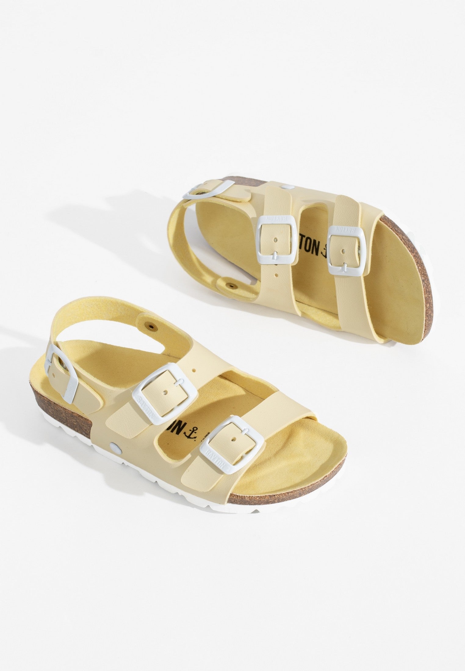 Sandales Multi-Brides Achille Citron