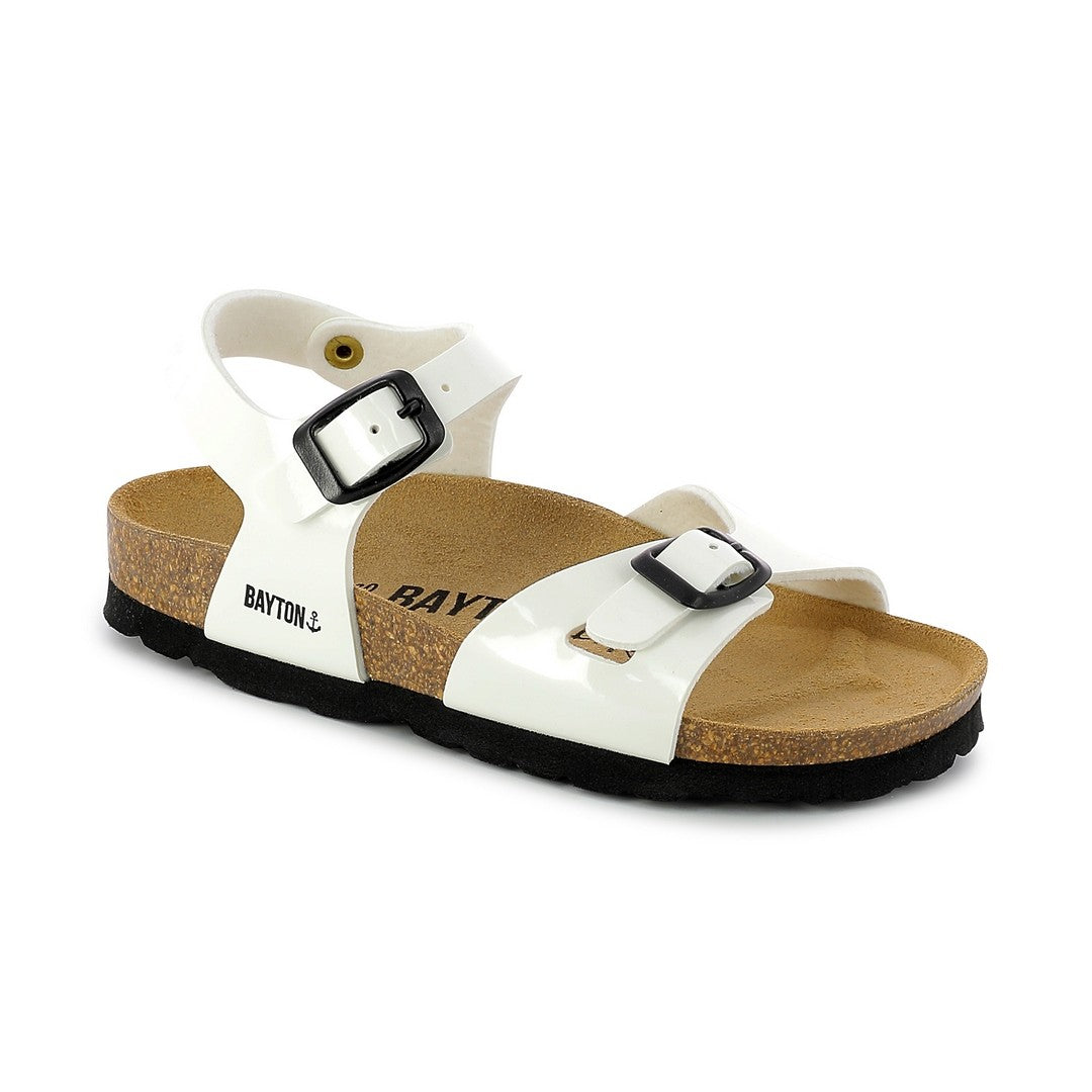 Pegase White Multi-Strap Sandals