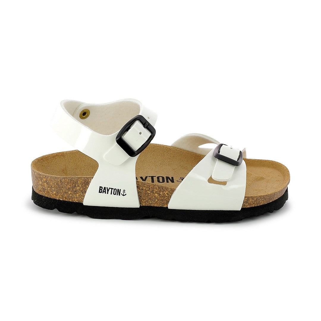 Pegase White Multi-Strap Sandals