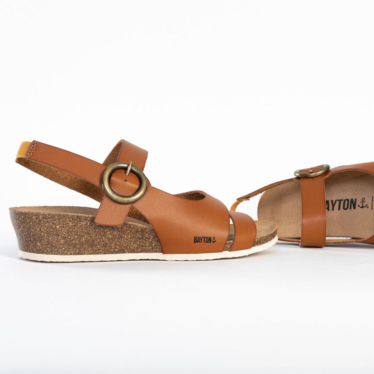 Nerja Tan Wedge and Semi-Wedge Sandals