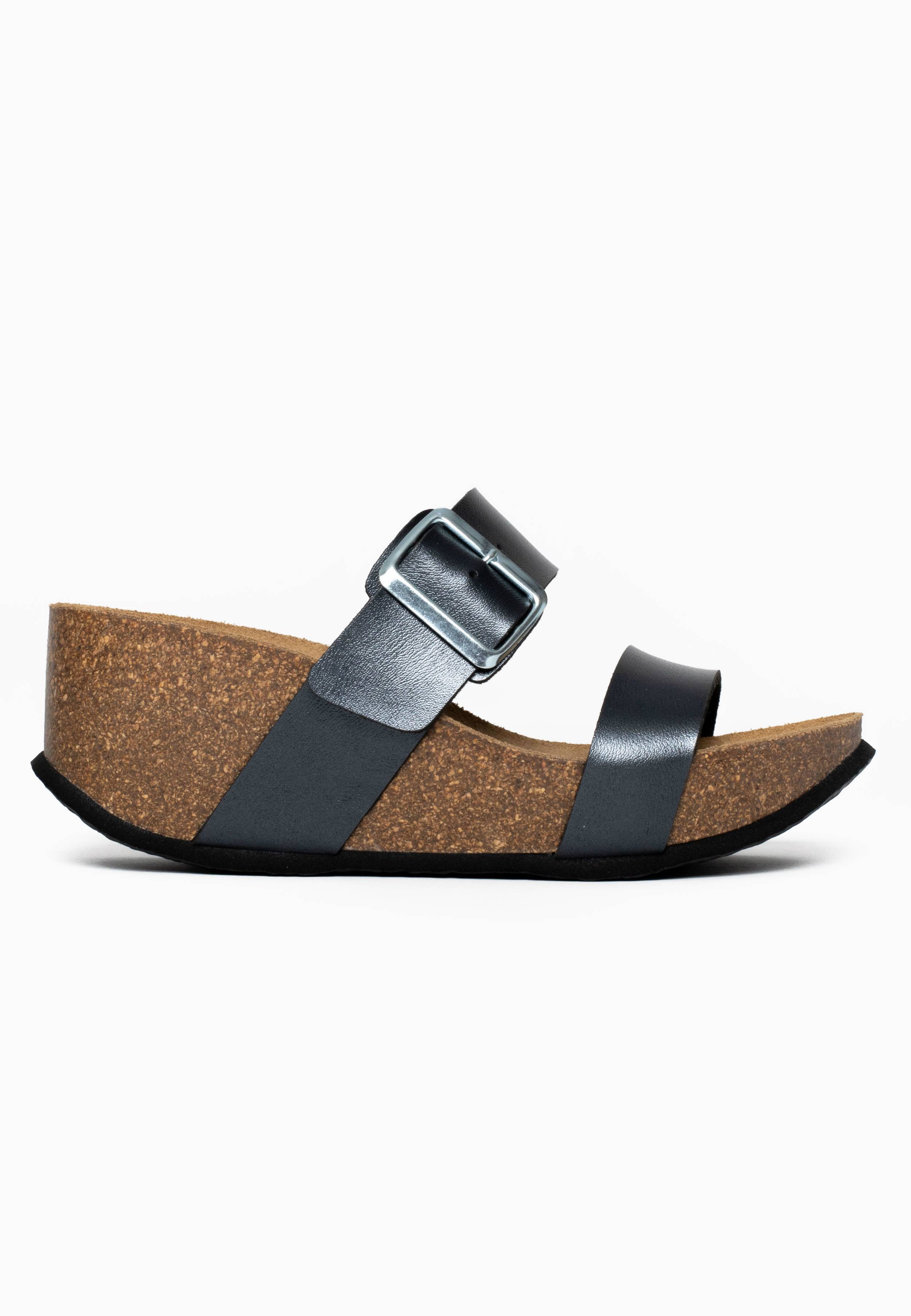 Newcastle Black Wedge and Semi-Wedge Sandals