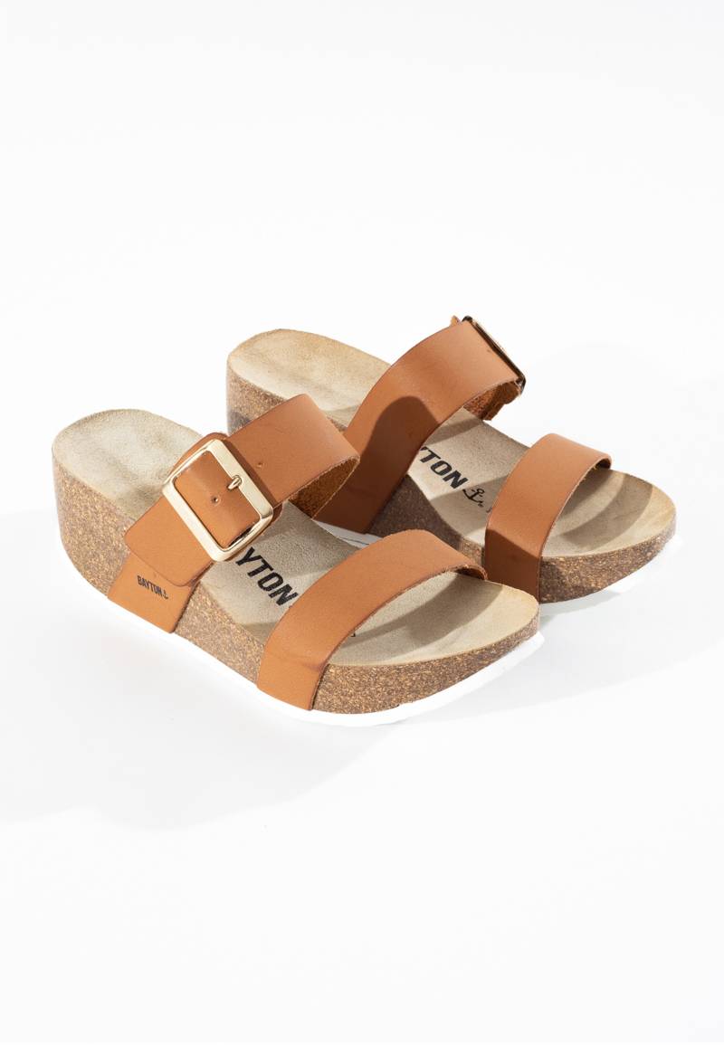 Newcastle Tan Wedge and Semi-Wedge Sandals