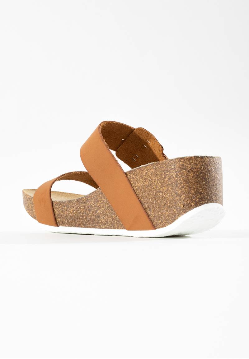 Newcastle Tan Wedge and Semi-Wedge Sandals