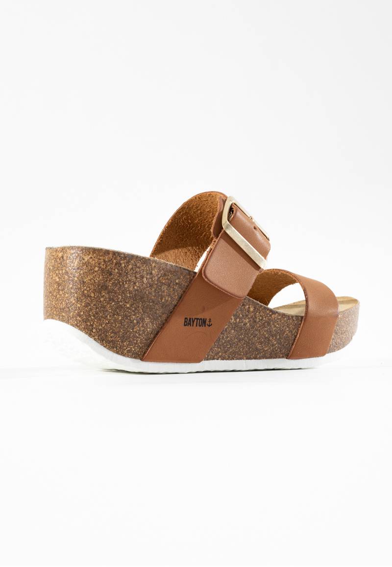 Newcastle Tan Wedge and Semi-Wedge Sandals