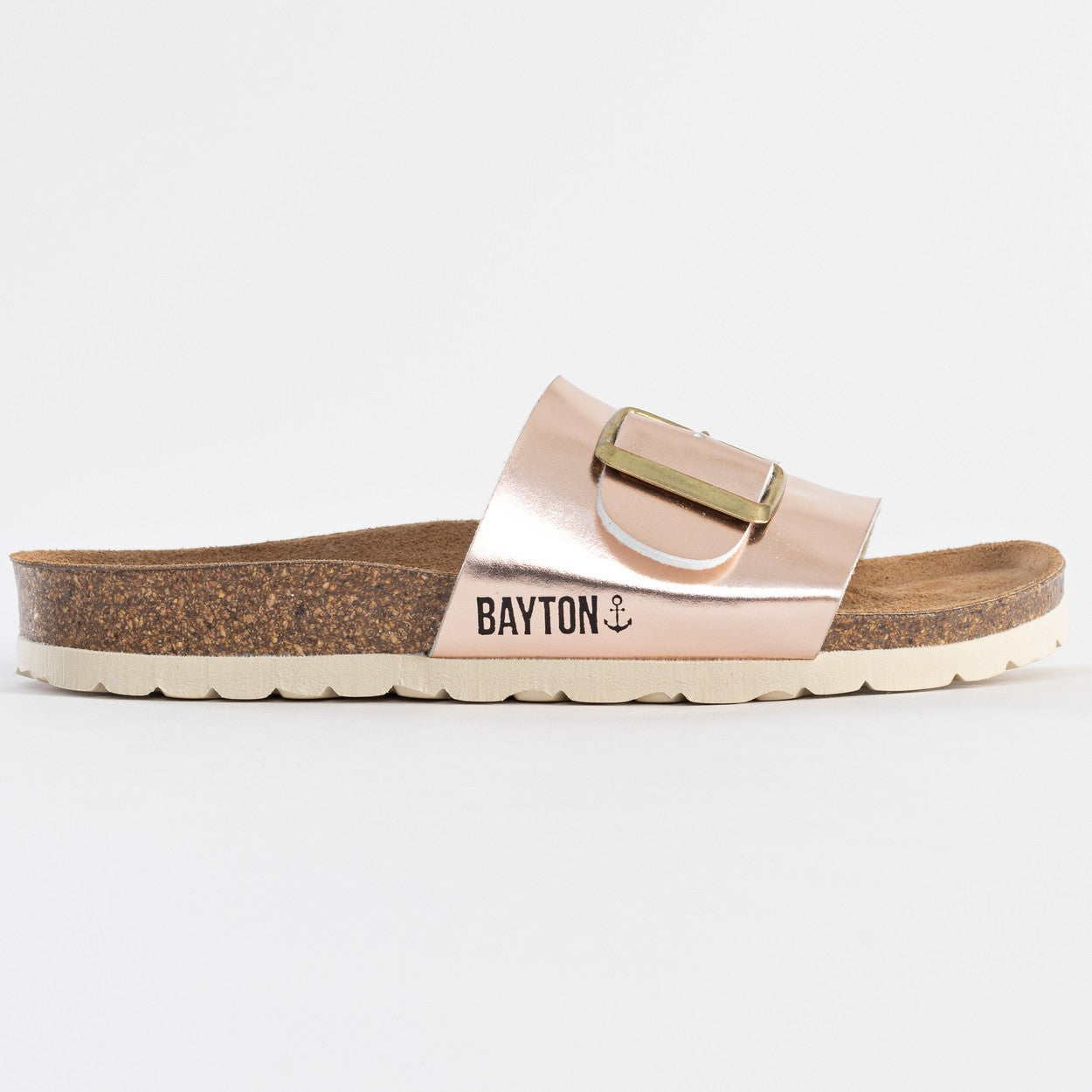 Orense Rose Gold 1 Strap Sandals