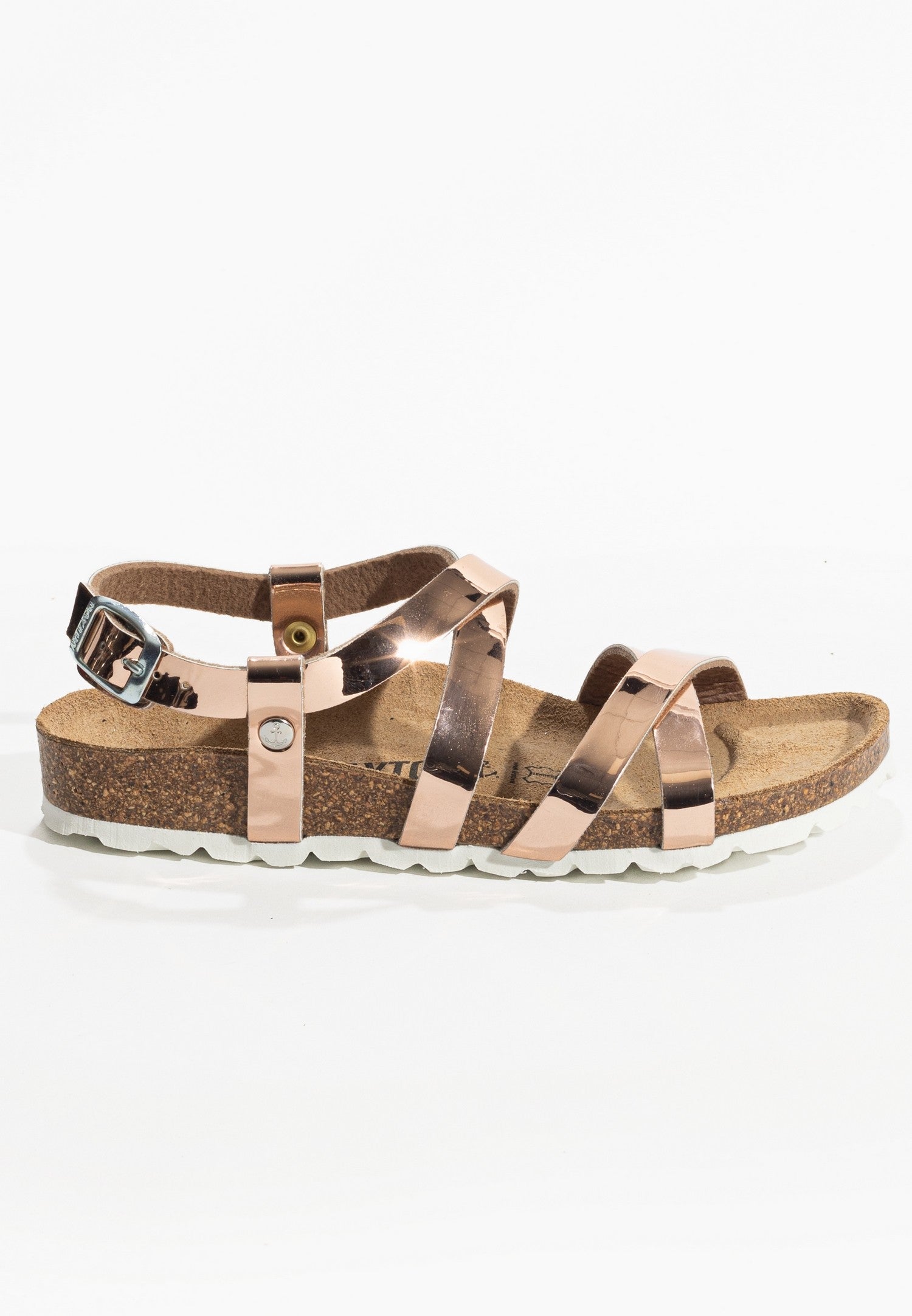 Sandalias palatinas Oro rosa