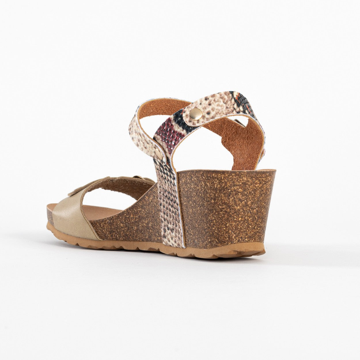 Patrizia Beige and Python Wedge and Semi-Wedge Sandals