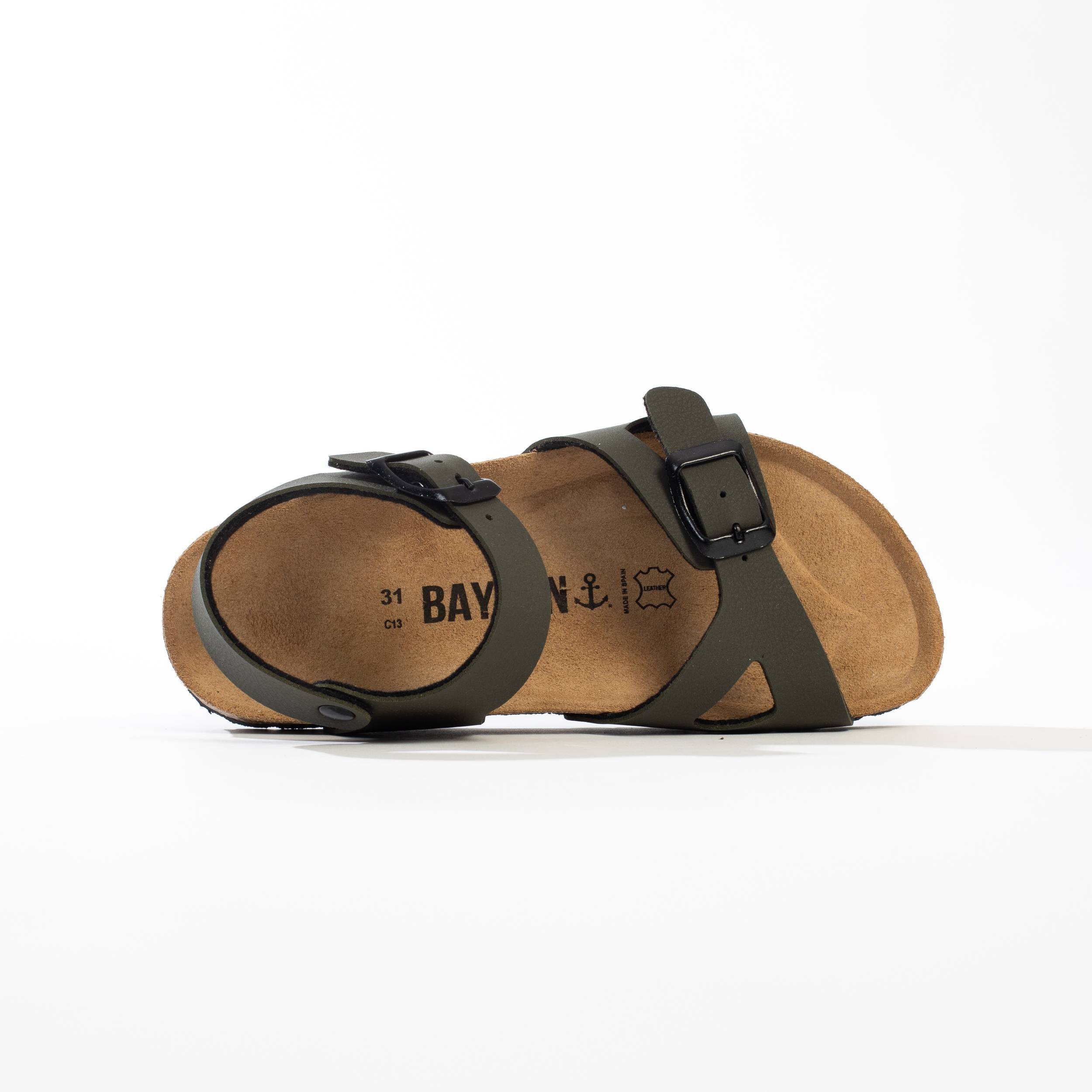 Khaki Pegase Multi-Strap Sandals