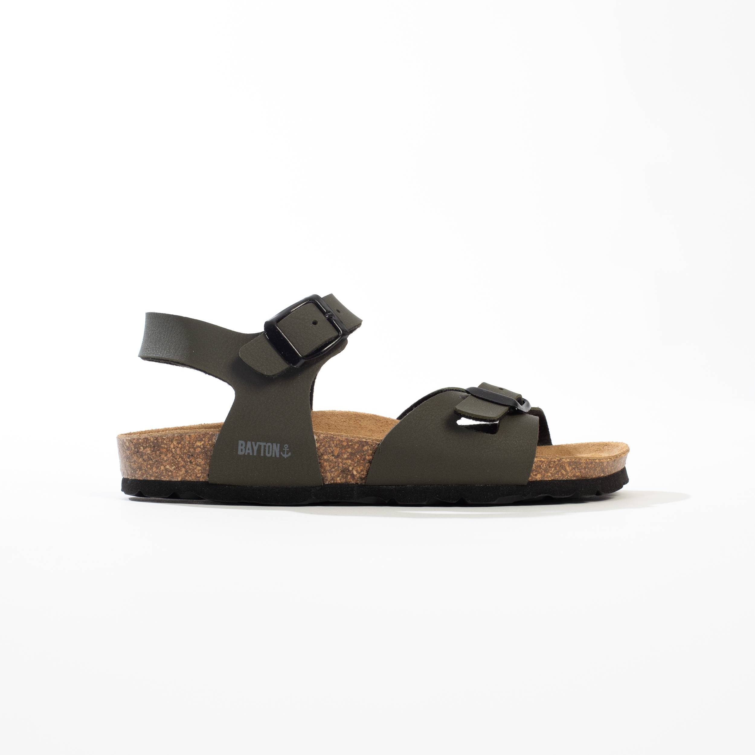 Khaki Pegase Multi-Strap Sandals